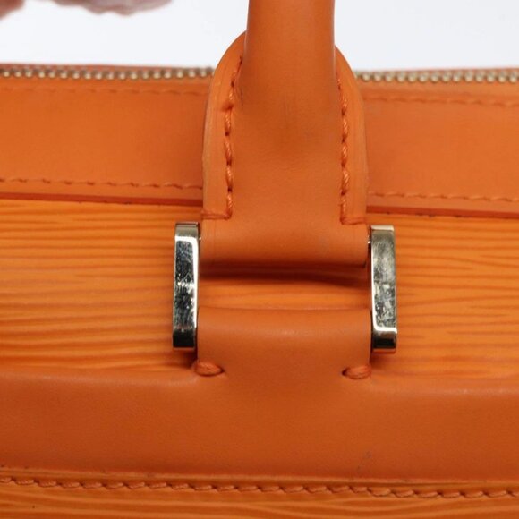 LOUIS VUITTON Epi Danura GM Hand Bag Orange Mandarin - Picture 8 of 16